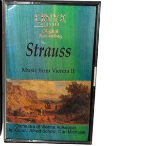 Onyx Strauss Music From Vienna II Cassette Tape